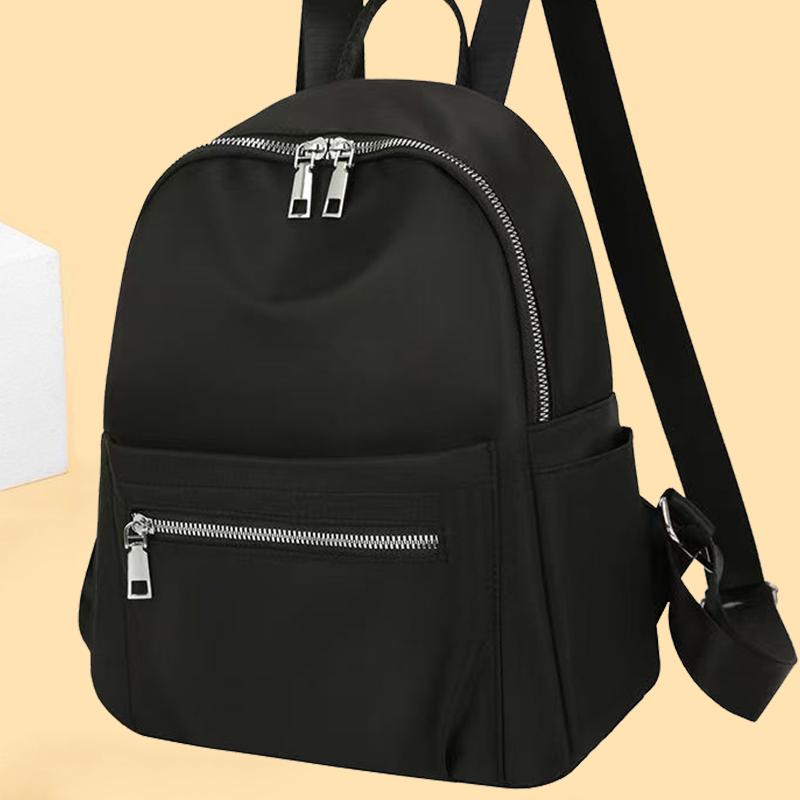 

Рюкзак нейтрального цвета для мужчин и женщин, модный и универсальный, однотонный, сумка на двойном плече, сумка на одном плече