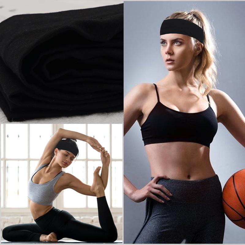 Breathable headband sports sweat-absorbing headband, elastic headband, suitable for sports and leisure use