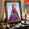 Disney Pearl Painting Frozen Anna 5D DIY Pearl Picture Crafts for Adults/Beginners Gift Ideas Home Decor