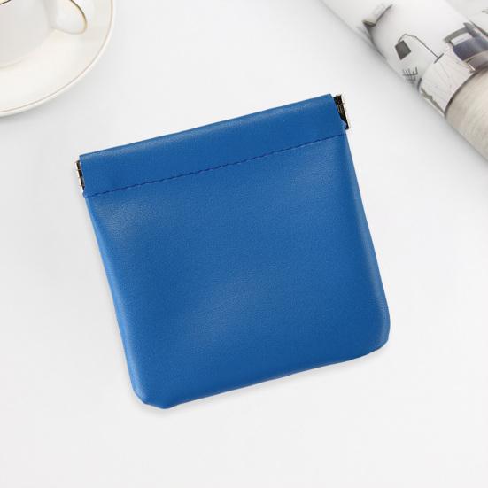 Storage Bag Lightweight Fake Leather Makeup Pouch Durable Stylish Portable Storage Bag for Home Travel