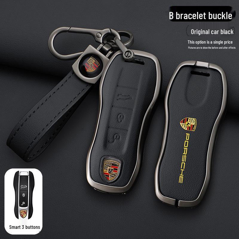 Porsche Key Case for New Macan, Cayenne, Panamera, 911, Maca, 718