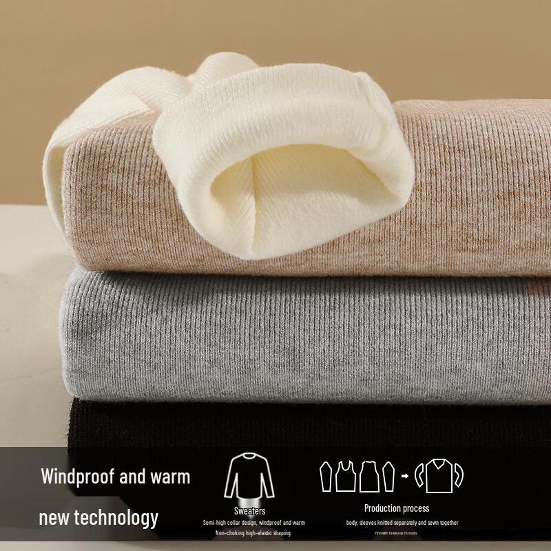 Warrior Women's Half-High Collar Knitted Sweater