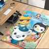 Octonauts Printed Carpetrugfor Office Chair Living Room Bedroom Kitchen Room Decor Gifts