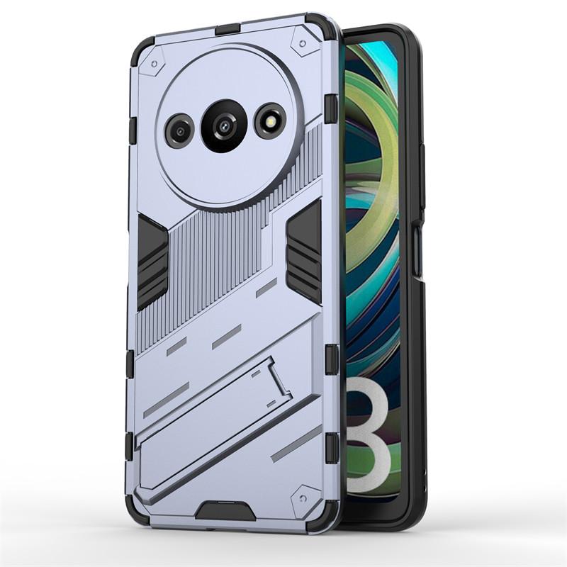 For Xiaomi Redmi A3 Case Xiaomi Redmi A3 Cover Armor PC Stand Holder Shockproof TPU Protective Phone Cover For Xiaomi Redmi A3