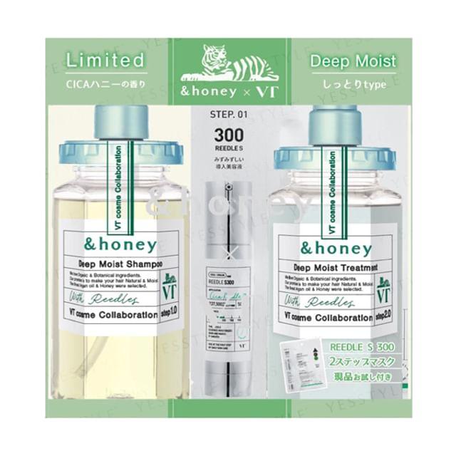 ViCREA - &honey x VT Deep Moist Shampoo & Treatment Set 1 set