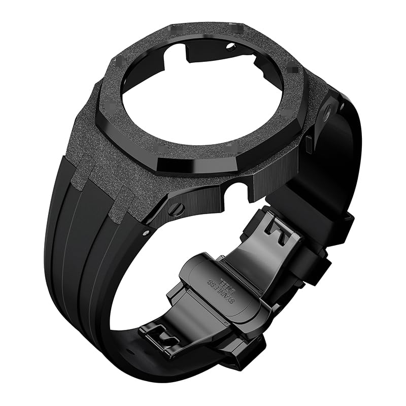 

[Casiroyal] ga2100 индивидуальные детали 3-го / 4-го поколения металлические сменные часы, металлический браслет крышка безеля GA-2100 для 2110 (корпус имеет 8 винтов)
