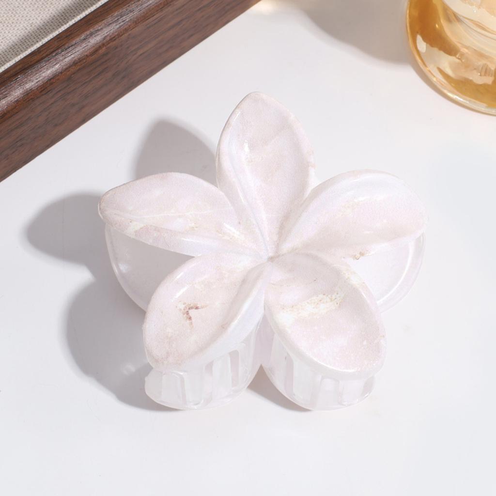 Clipsuri de păr Dopamină de 7 cm Pentru Femei Vitalitate Gradient Colorat Rechin Prindere Păr Formă de Floare Agrafe de Păr Accesorii de Păr Hawaii