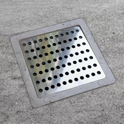 Escorredor de chuveiro com tampa de drenagem de piso substitui 150 mm x 150 mm