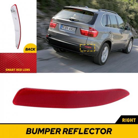 Rear Bumper Reflector Tail Lamp Fog Case Passenger Side For 2007-13 BMW X5 E70