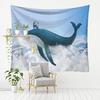 Ocean Whale Pattern Tapestry Bedroom Living Room Tapestry Home Wall Decoration Tapestry