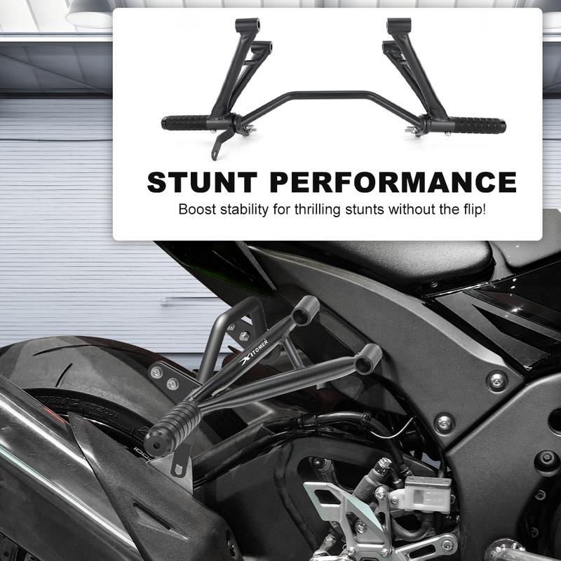 Motorcycle Rear Footrests Subcage For Kawasaki Ninja ZX-10R 2011-2025 ZX-10RR 2021-2025 Passenger Peg Support Stunt Protection