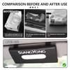 Car Tissue Box Towel Sun Visor Hanging Paper Holder Storage Decor For SsangYong Musso Rexton Torres Kyron Actyon Tivoli Rodius