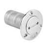 1.5" 316 Stainless Steel Boat Deck Gas Fill / Filler Tank Key Cap with Key