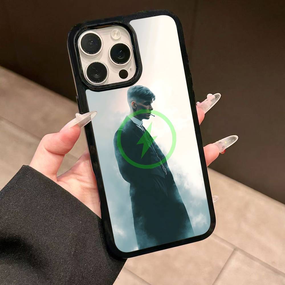 Movie P-Peaky-S B-Blinders For Magsafe Magnetic Case For IPhone 17 Air 16 15 14 13 12 11 Pro Max Plus Wireless Charging