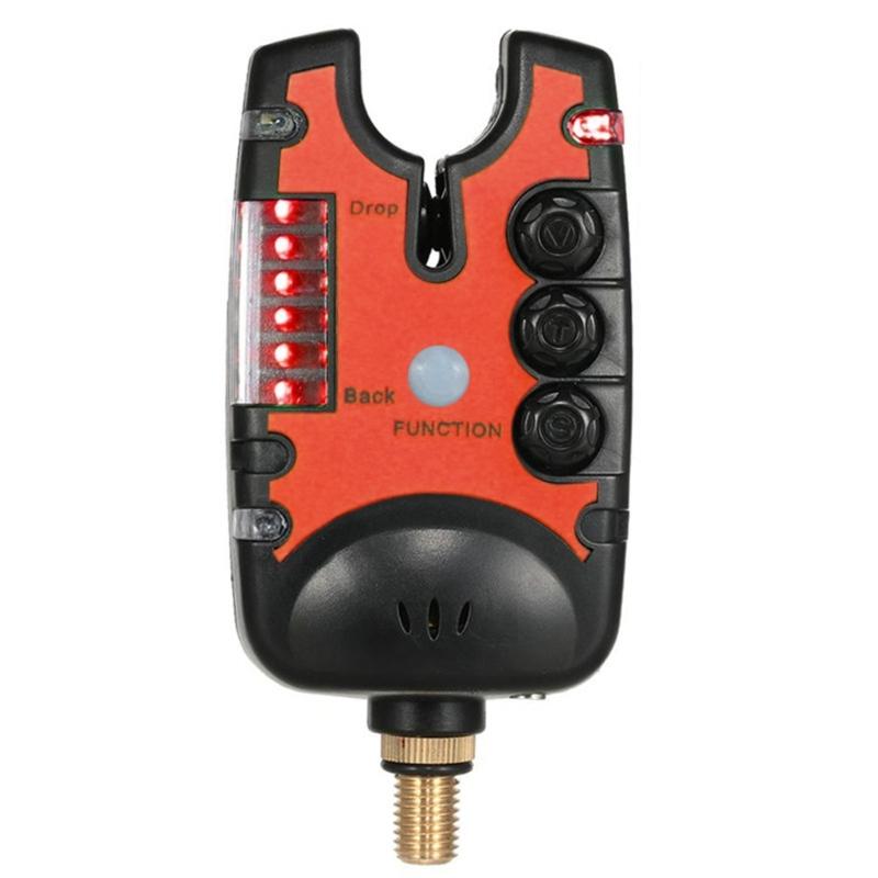 

Світлодіодний індикатор Клювання Електронний Звуковий Сигнал Тривоги Дзвіночки Затискачі На Вудилище 1