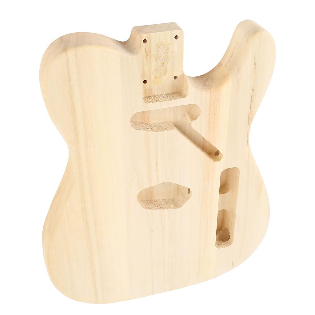 Guitar Body Walnut Wood Single Pickup Hole Electric Guitar Body Replacement for Handcraft