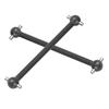 Remote Control Vehicle Accessory Dog Bone Drive Shaft for HIMOTO 1 10 Scale RC Car (Black)