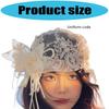 Ancient Lace Bridal Headwrap Hair Styling Accessory Elegant Headpiece for Bride Wedding Ceremony and Photography Wear