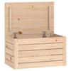 823614 vidaXL Boîte de rangement 59,5x36,5x33 cm Bois massif de pin