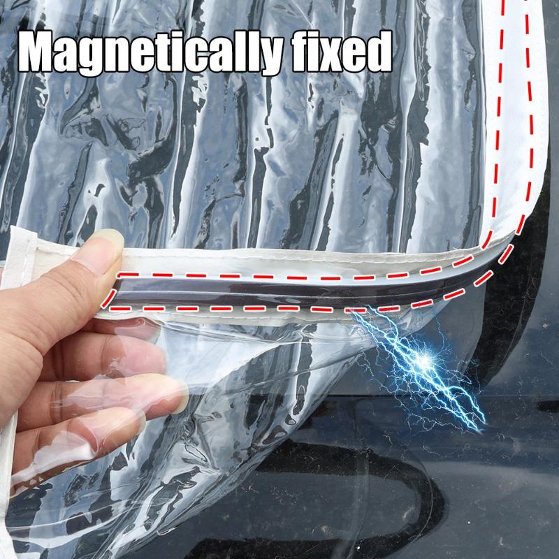 Electric Vehicle Charger Port Cover Universal Outdoor Rainproof Dustproof Magnetic Fixed Covers Car Charging Gun Anti-Snow Cover