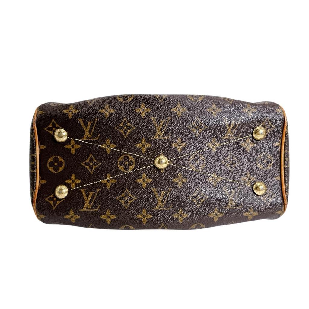 LOUIS VUITTON Monogram Tivoli PM Handbag Monogram canvas Brown Women M40143 Used