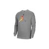 Sweatshirts Men's Carbon Gray Crew Neck Moderate Regular DA6729-091