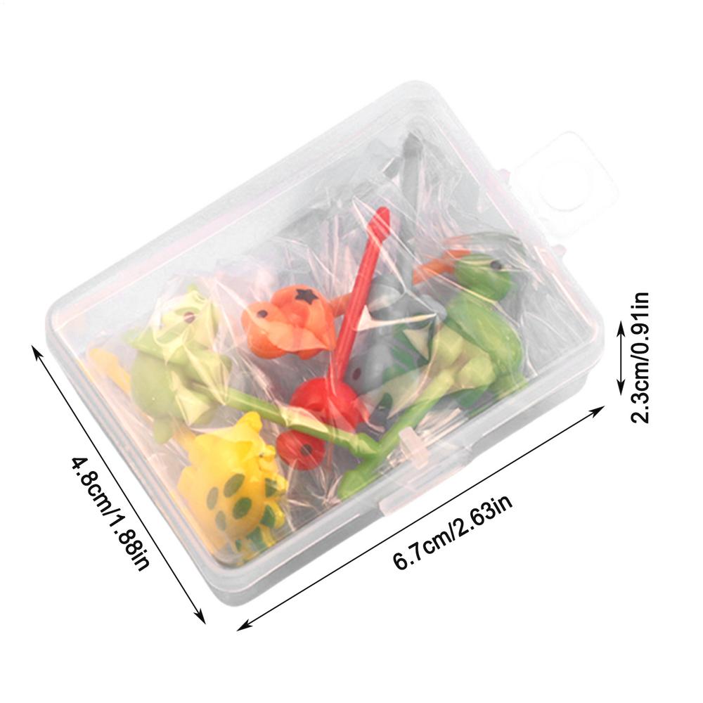 Kids Food Picks Cute Appetizer Forks Cartoon Snack Toothpick For Fruits Appetizers Cake Dessert Home School Travel