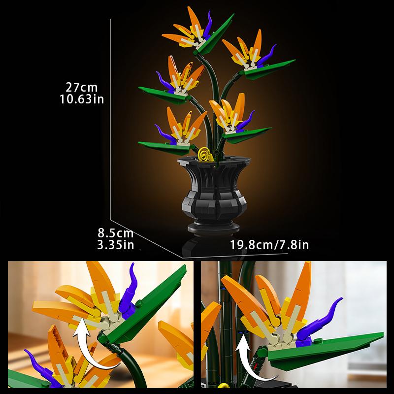First-Class [451Pcs] High-Standard Bird Of Superior-Grade Paradise Superior-Grade Building-Set Superior-Grade Block Premium-Quality Model 14+