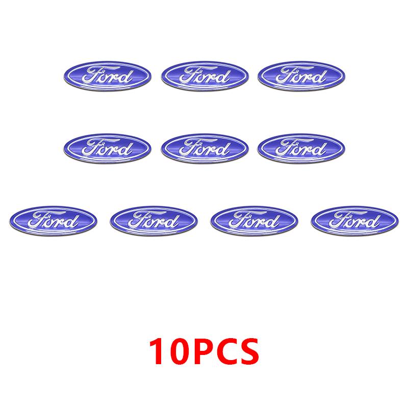 3D ABS 21mm Car Key Fob Badge Emblem Replacement For Ford Focus Fiesta Mondeo Kuga MK2 MK3 MK4 Auto Tuning Styling Accessories