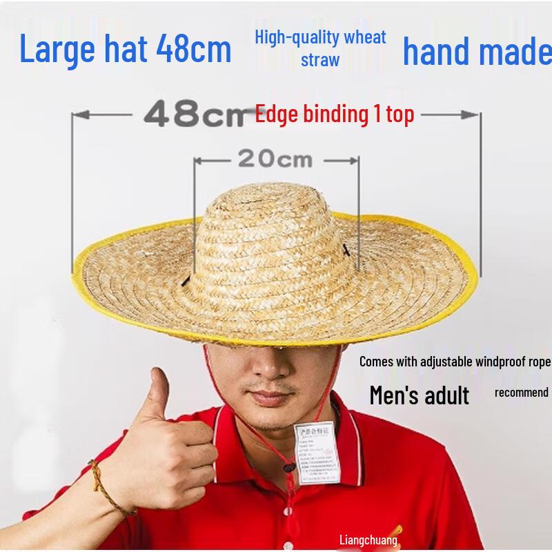 HANDUNYOU Рабочая солнцезащитная шляпа для улицы