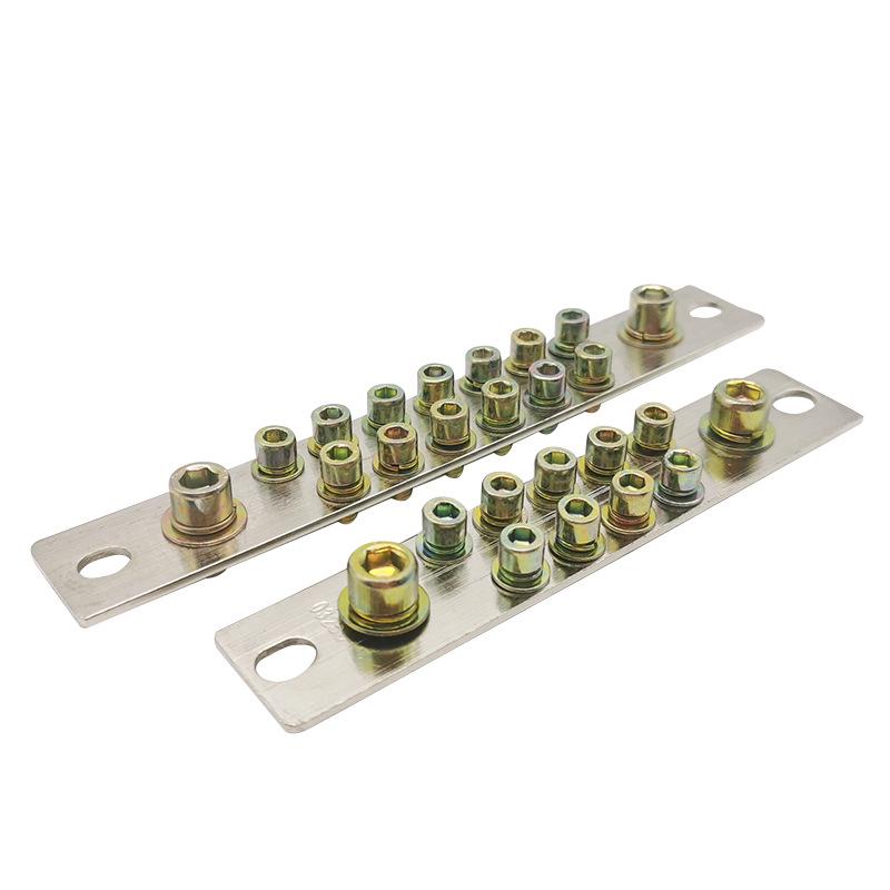 Dual-Row Copper Terminal Box with 2*25 Strong Light Connections