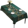 Oval & Rectangular Wash-Free Tablecloth - New Chinese Style for Coffee & Dining Tables