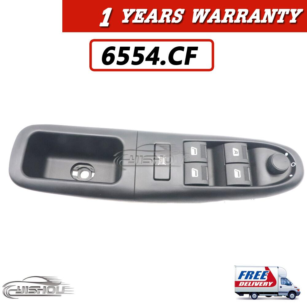 Front Driver Side Electric Window Control Switch For PEUGEOT 406 6554.CF 6554CF