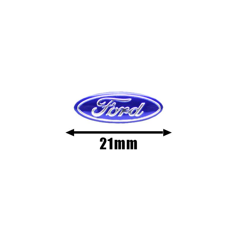 For Ford ST FOCUS 2 3 Mondeo Fiesta Kuga MK2 MK3 MK4 Ecosport Fusion 21mm Car Logo Remote Key Exquisite Emblem Sticker Accessory UR1