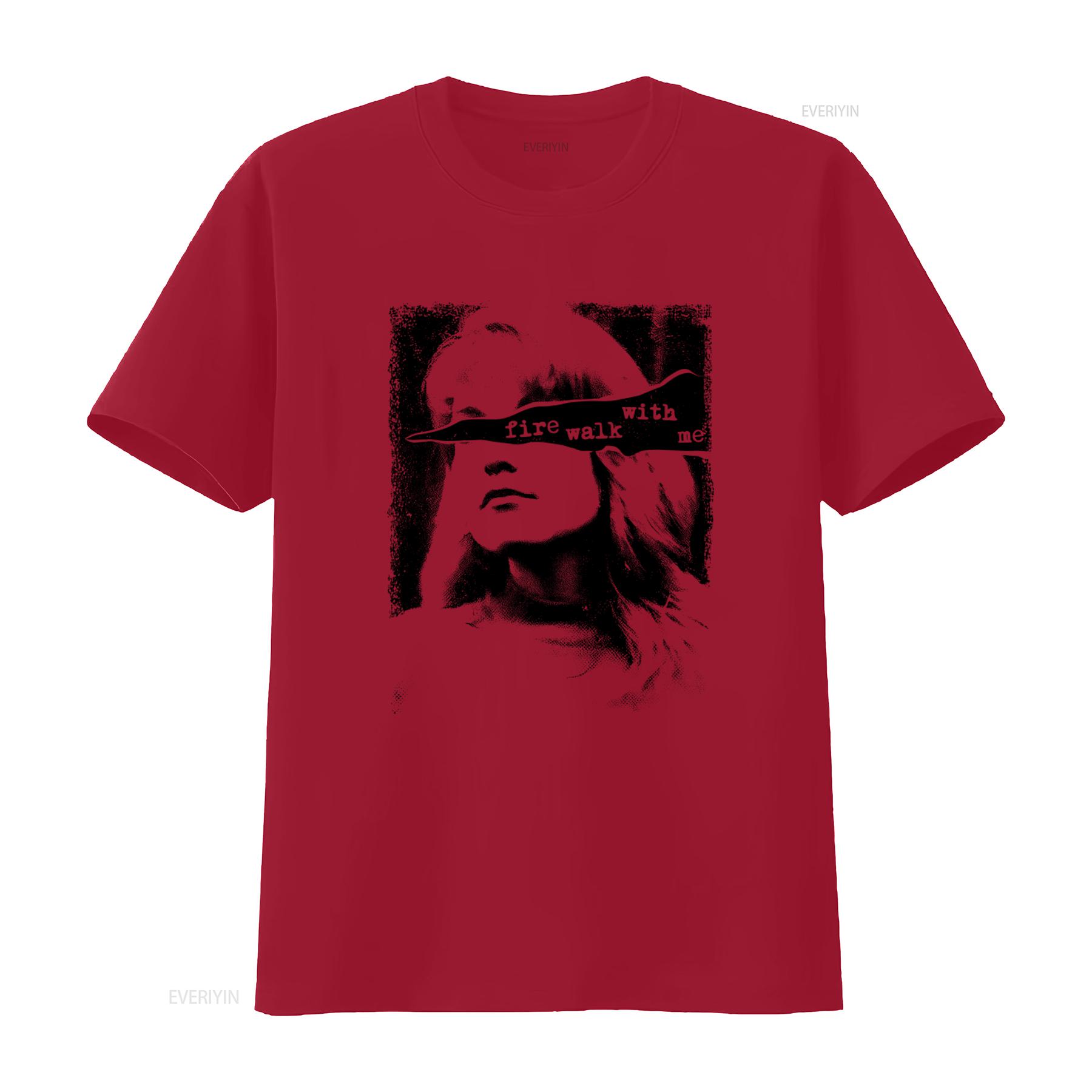 

Twin Peaks Laura Palmer Fire Walk With Me Design Meme Gamer Movie Music Adult T Shirt 908 vintage Washed graphic Versatile S