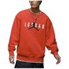 Jordan Logo Print Crew Neck Sweatshirt Men Tops Red FD9938-671