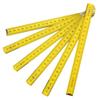 Lightweight Wooden Folding Ruler 1M Extended Measuring Rule Slider 2M Dual Sided Measuring Tool Woodworking
