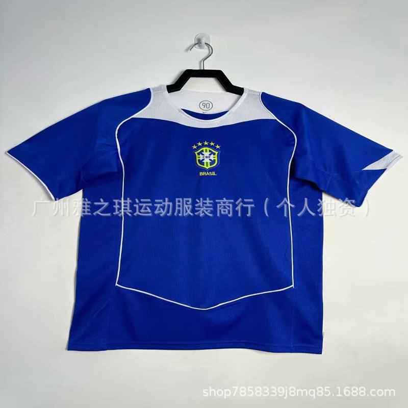 Brazil Retro Football Jerseys Short Sleeve Men Women Sports Training