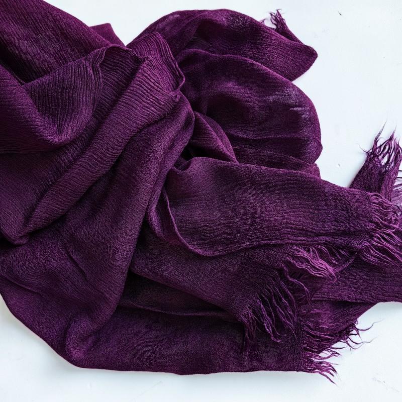 61 Colors Soft Cotton Viscose Scarf Rayon Material Muslim Hijab Mid Eastern Plain Solid Color Headscarf With Tassel