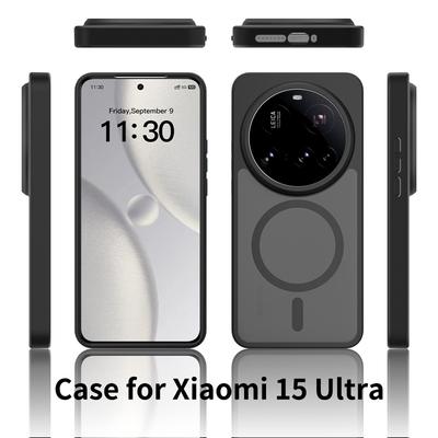 Für Xiaomi 15 Ultra Hülle Matte PC+TPU Anti-Fingerabdrücke Glatte Haptik Durchscheinende Hülle für Xiaomi Mi 15 Ultra