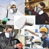 6001 Filter Cartridges Replacement for Gas Respirator, 2pcs Filter Cartridges + 2pcs Filter Covers+8pcs Filter Cottons, Apply to