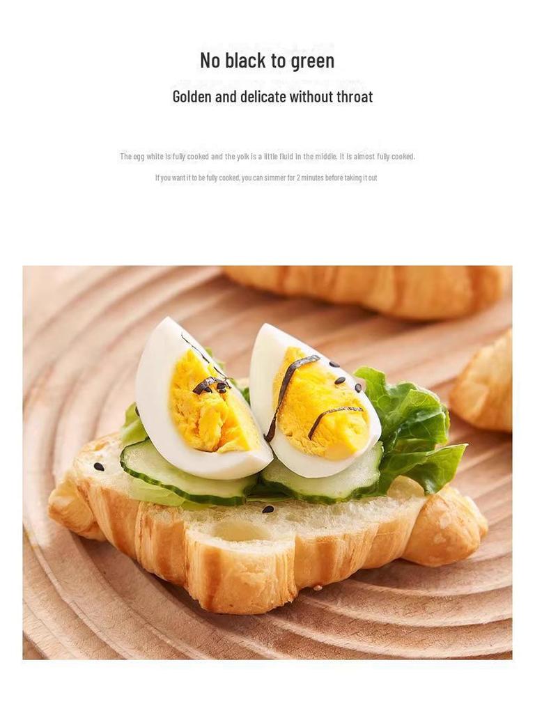 Automatic Japanese-Style Egg Steamer with Timer for Hot Spring and Candied Eggs