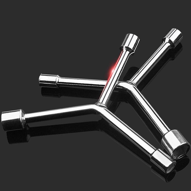 Multifunctional Y-Type Triple Socket Wrench Set for Motorcycles