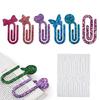 Pendant Silicone Mold Earrings Molds Paper Clip Shape Jewelry Making Molds Silicone Keychain Moulds for Crafting Lover