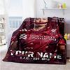 Liverpool Fc Customize Text Blanket Cozy Personalized Blanket Comfortable Great For Livingroom Chair Sofa Bed For All Occasions
