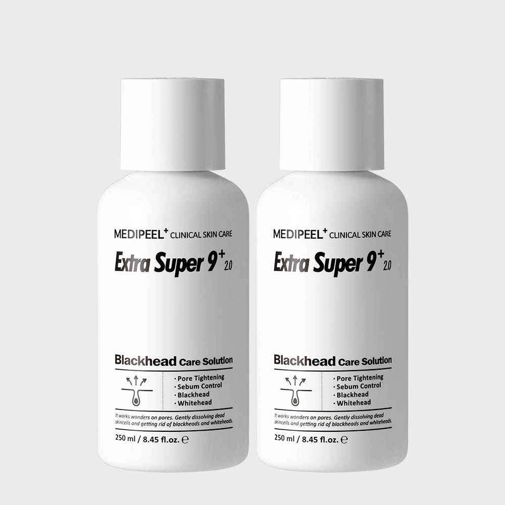MEDIPEEL Extra Super 9 Plus 2.0 100ml Adoucisseur de points noirs et de sébum Nettoyage des pores Soin