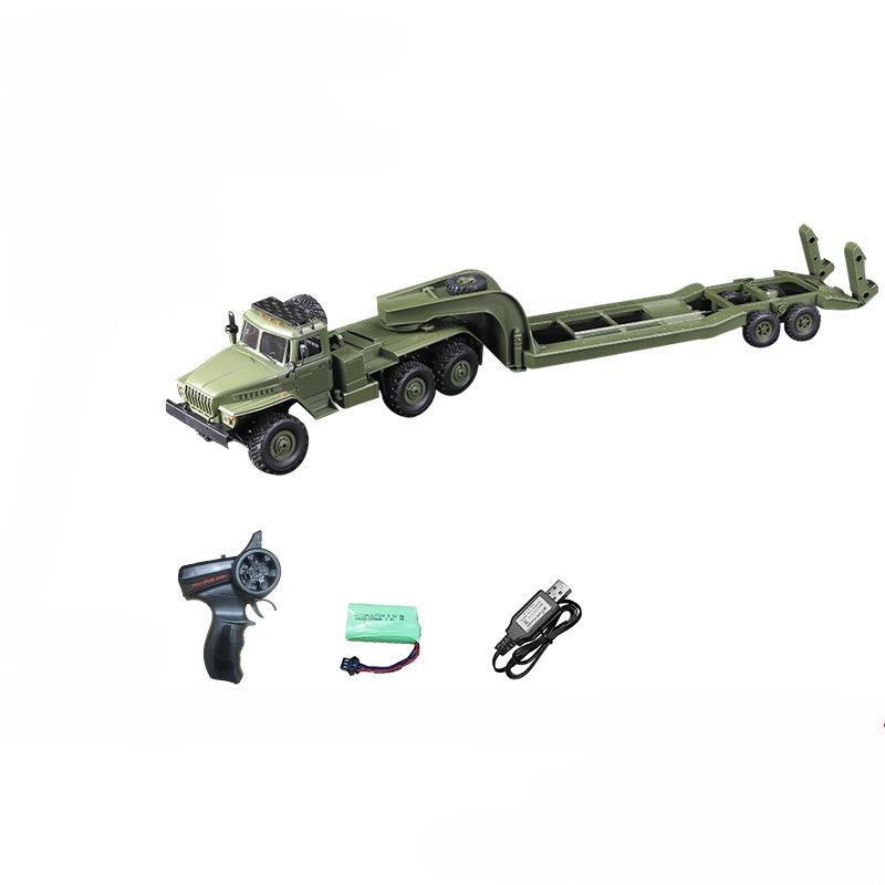 B36 B36-2 B36-3 RC Car 1:16 Full Scale Military Transport Vehicle Model Six Wheel Drive Climbing Off-Road RC Truck Toys 6-wheel Drive with Headlights