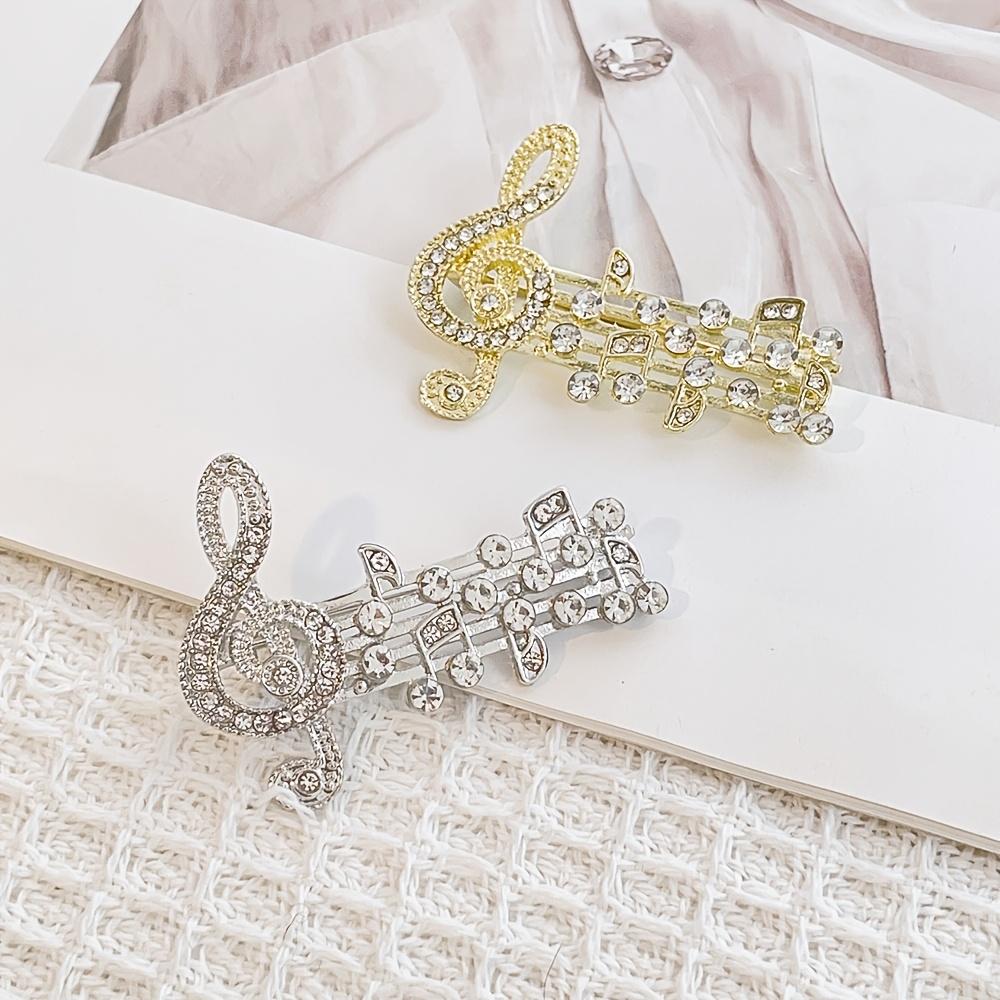 [Music Symbol | Brooch] 1pc Music Symbol Women's Brooch | Collar Pin, Scarf Buckle