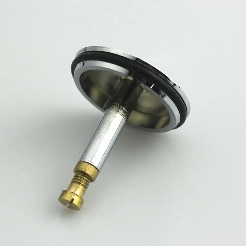 1Pcs Durable Pop Up Waste Stopper Bathtub Plug Only Flat Seal Adjustable Bath Stopper 43mm Brass Bathroom Tub Drain Filter
