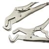 Grip Pliers Solid Pipe Clip Repair Welding Pliers Adjustable Jaw Grips Pliers Curved Jaw Locking Pliers for Industries